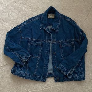 Free People We The Free Opal Swing Denim jacket size XS color mid blue